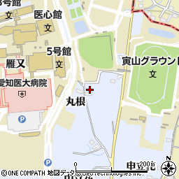 愛知県長久手市岩作井戸ケ根10周辺の地図