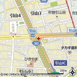 愛知県名古屋市名東区引山周辺の地図