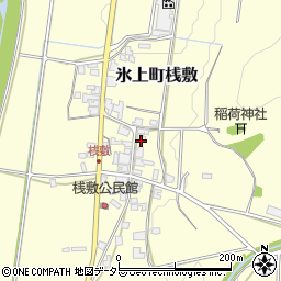 兵庫県丹波市氷上町桟敷249周辺の地図