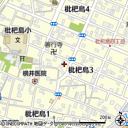 中日新聞東枇杷島専売所山田新聞店周辺の地図