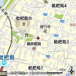七里庵周辺の地図