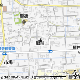 愛知県あま市甚目寺郷前周辺の地図