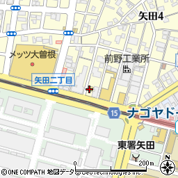 ローソン東区矢田五丁目店周辺の地図