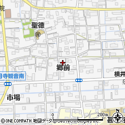 愛知県あま市甚目寺（郷前）周辺の地図