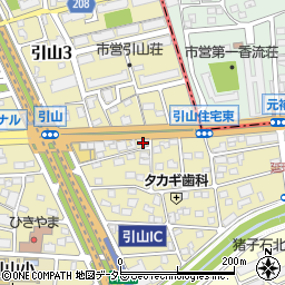 愛知県名古屋市名東区引山2丁目108周辺の地図