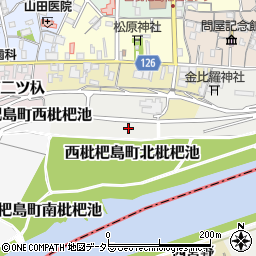 愛知県清須市西枇杷島町北枇杷池周辺の地図