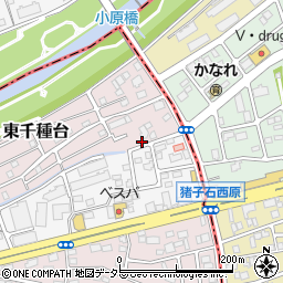 愛知県名古屋市千種区東千種台14-30周辺の地図