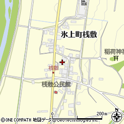 兵庫県丹波市氷上町桟敷168周辺の地図