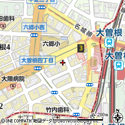 十六銀行大曽根支店 ＡＴＭ周辺の地図