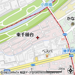 愛知県名古屋市千種区東千種台12周辺の地図