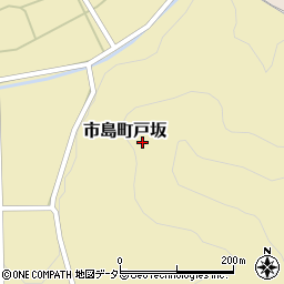 兵庫県丹波市市島町戸坂周辺の地図