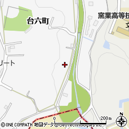 愛知県瀬戸市台六町379周辺の地図