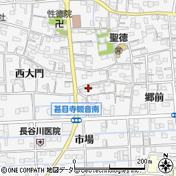 愛知県あま市甚目寺東大門28周辺の地図