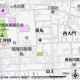 愛知県あま市甚目寺桑丸31周辺の地図