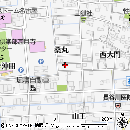 愛知県あま市甚目寺桑丸33周辺の地図