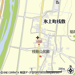 兵庫県丹波市氷上町桟敷159周辺の地図