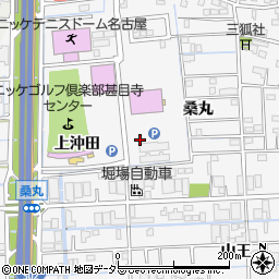 愛知県あま市甚目寺（桑丸）周辺の地図