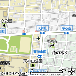 愛知県名古屋市西区天神山町8周辺の地図