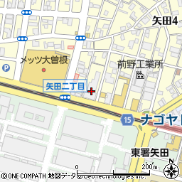 愛知県名古屋市東区矢田5丁目3-51周辺の地図