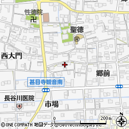 愛知県あま市甚目寺東大門34周辺の地図