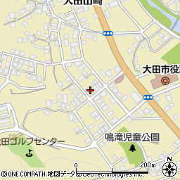 島根県大田市大田町大田山崎ロ-1087-6周辺の地図