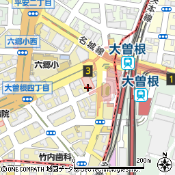 大名古屋酒場 喰海 大曽根駅前店周辺の地図