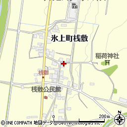 兵庫県丹波市氷上町桟敷243周辺の地図