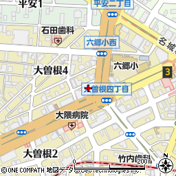 名古屋市　仕事・暮らし自立サポートセンター・大曽根周辺の地図