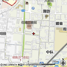 愛知県愛西市諏訪町郷西437周辺の地図
