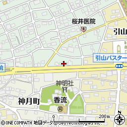 愛知県名古屋市名東区猪子石原3丁目1306周辺の地図