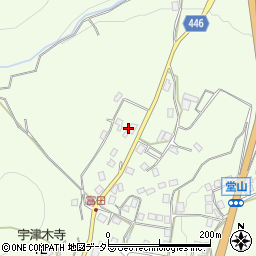 京都府船井郡京丹波町富田カナヤ周辺の地図