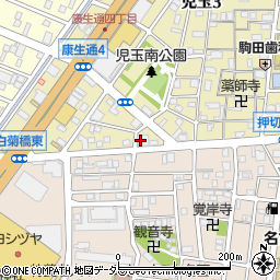 立川ブラインド工業株式会社　名古屋支店リビング課周辺の地図