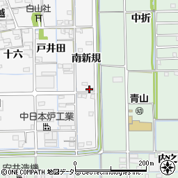 愛知県あま市木折南新規周辺の地図