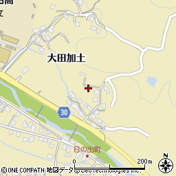 島根県大田市大田町大田加土イ-1121周辺の地図