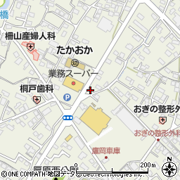 小俣邸周辺の地図