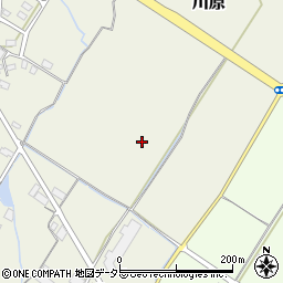 滋賀県愛知郡愛荘町川原周辺の地図