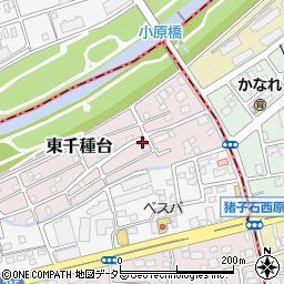 愛知県名古屋市千種区東千種台12-12周辺の地図