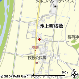 兵庫県丹波市氷上町桟敷173周辺の地図