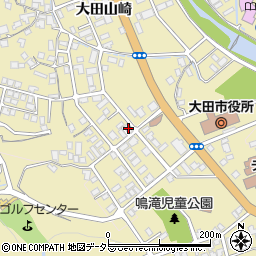 島根県大田市大田町大田山崎ロ-1087-5周辺の地図