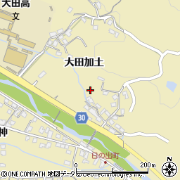島根県大田市大田町大田加土イ-1109周辺の地図