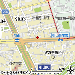 愛知県名古屋市名東区引山3丁目801周辺の地図