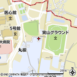 愛知県長久手市岩作井戸ケ根2周辺の地図