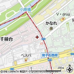 愛知県名古屋市千種区東千種台14-22周辺の地図