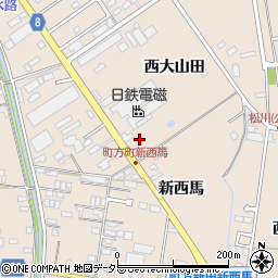 愛知県愛西市町方町西大山田73周辺の地図