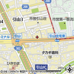 愛知県名古屋市名東区引山3丁目810周辺の地図