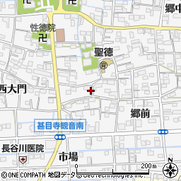 愛知県あま市甚目寺東大門36周辺の地図