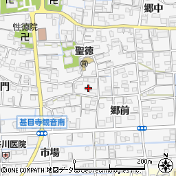 愛知県あま市甚目寺東大門38周辺の地図
