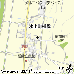 兵庫県丹波市氷上町桟敷239周辺の地図