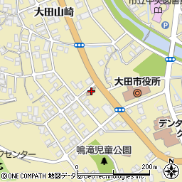 大田市役所分庁舎周辺の地図