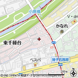 愛知県名古屋市千種区東千種台14-12周辺の地図